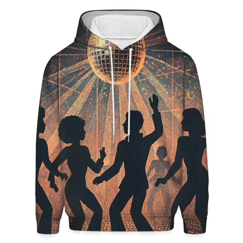 Disco Dot Panorama graphic hoodies
