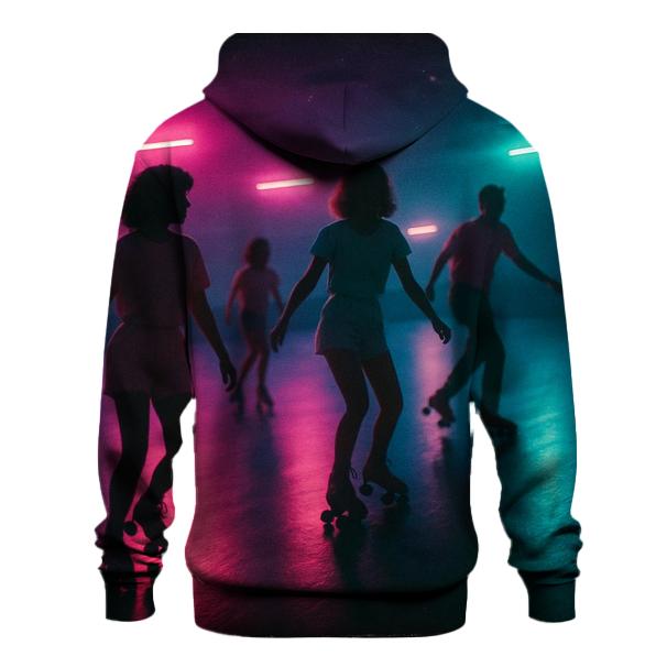 Retro Roller Rink Night pullover hoodies