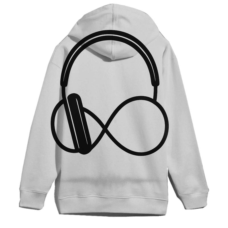 Headphone Loop Minimal printed hoodies