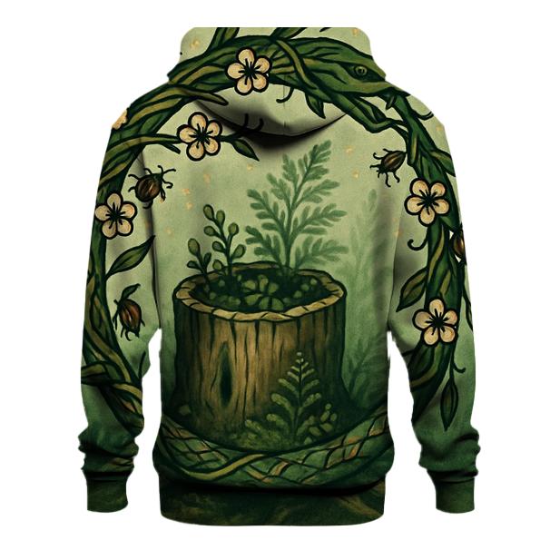 Verdant Ouroboros Grove heavyweight hoodies