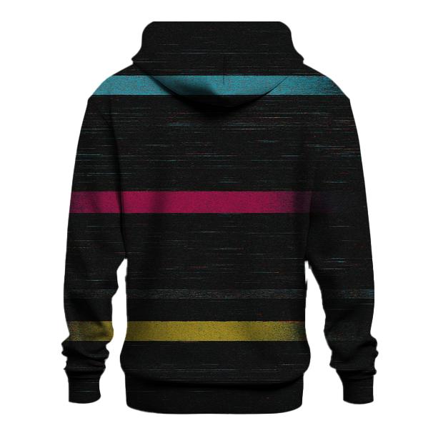 VHS Static Stripes custom hoodies