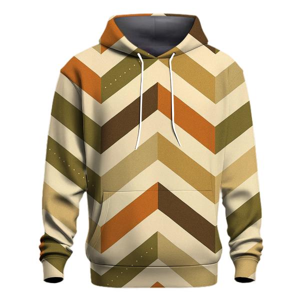 Earth Tone Chevron zip-up hoodies