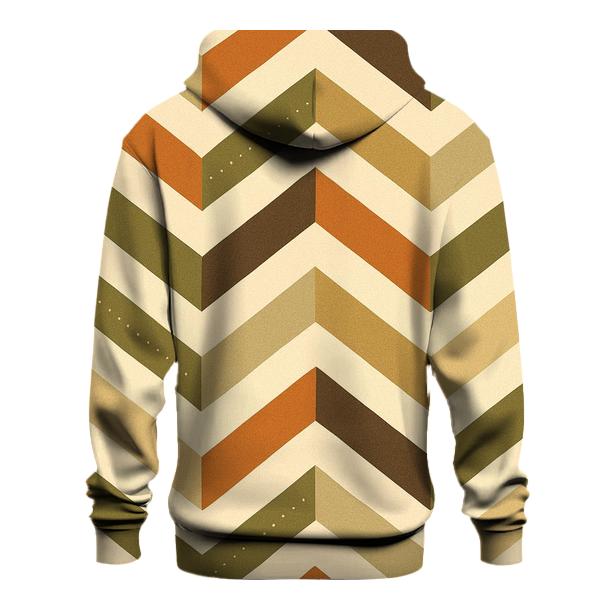 Earth Tone Chevron zip-up hoodies