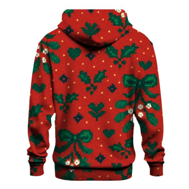 Merry Mistletoe Confetti Design pullover hoodies