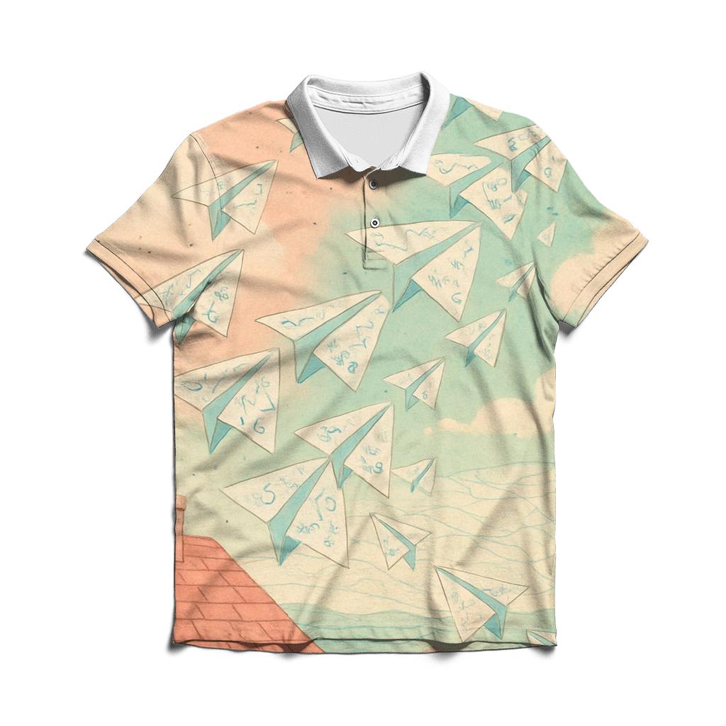 Paper Plane Armada casual sports polo shirts