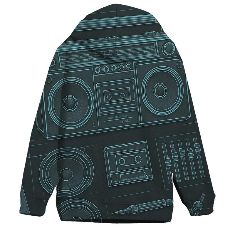 Boombox Blueprint premium hoodies