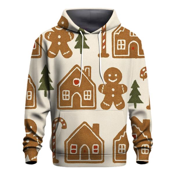 Gingerbread Village Parade Design hoodie designs
