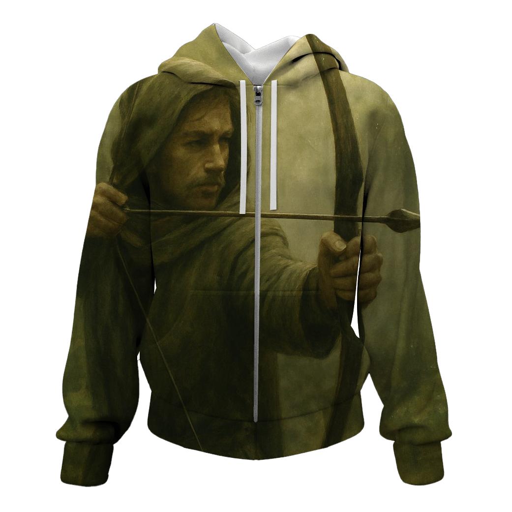 Archery Forest Focus zip-up hoodies