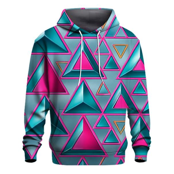 Chrome Mirage Triangles custom hoodies