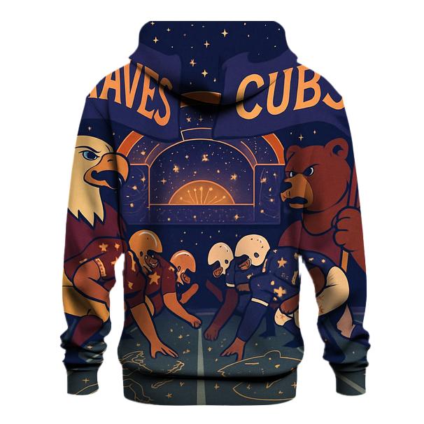 Field Of Painted Stars pullover hoodies