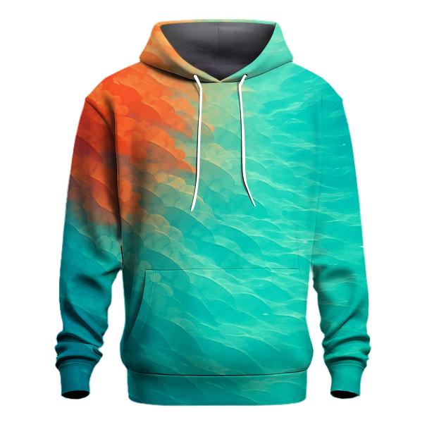 Coral Reef Wash zip-up hoodies