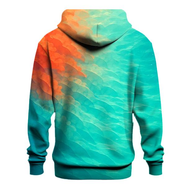 Coral Reef Wash zip-up hoodies