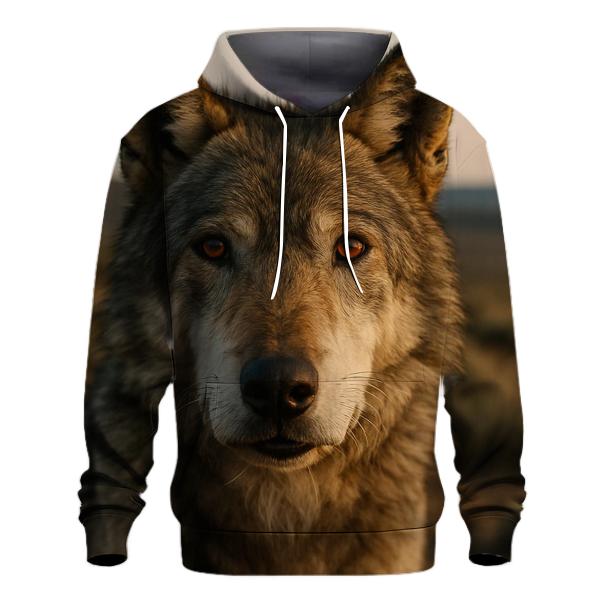 Elder Wolf Portrait Study heavyweight hoodies
