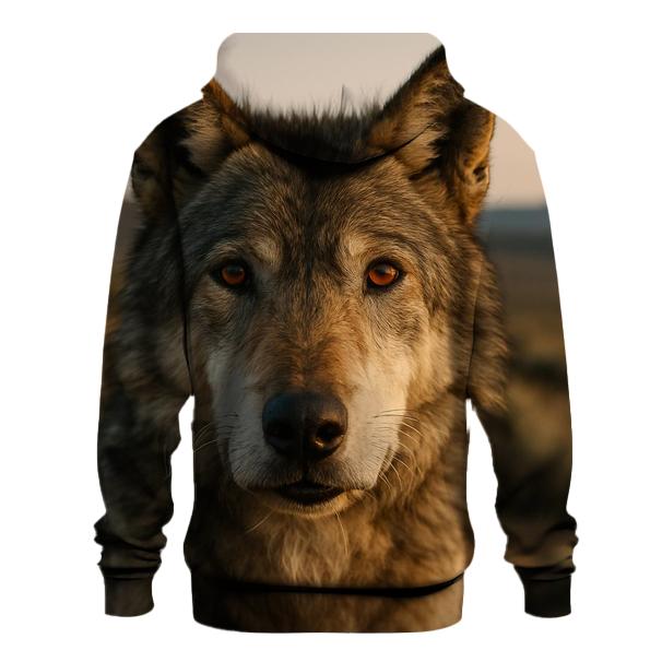 Elder Wolf Portrait Study heavyweight hoodies
