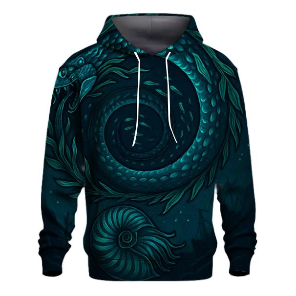Tidal Ouroboros Of The Deep lightweight hoodies