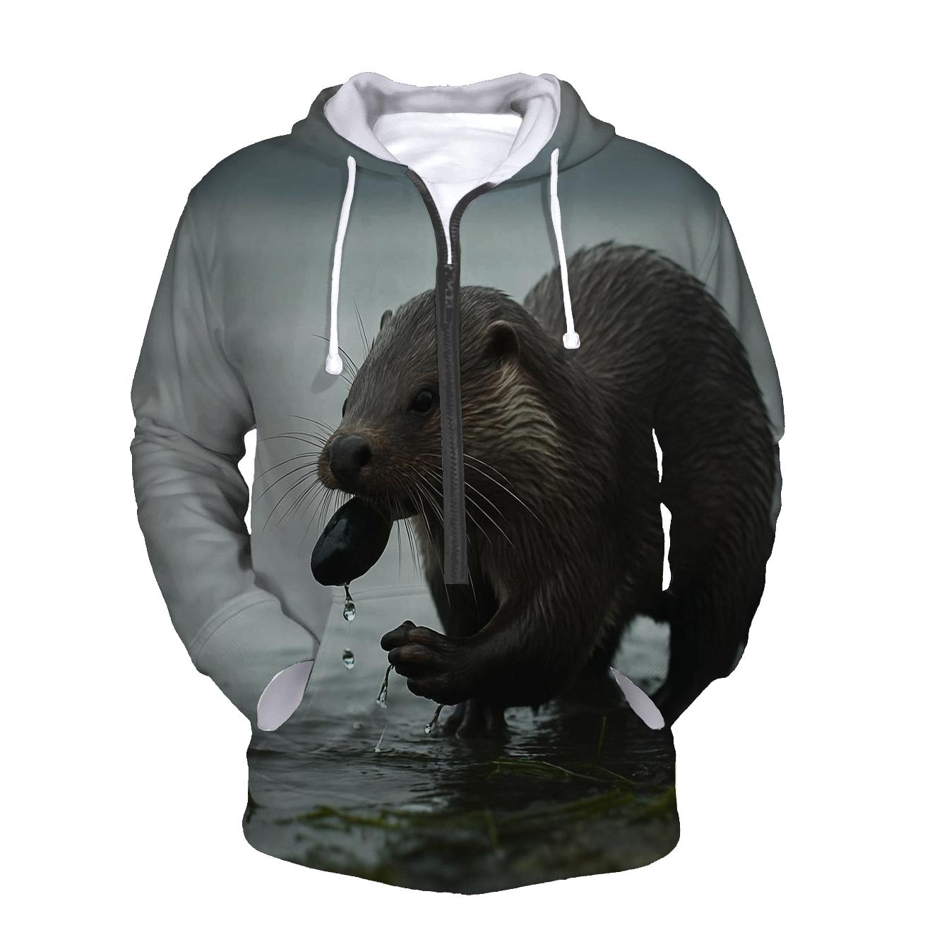 Estuary Stealth Eurasian Otter hoodie styles