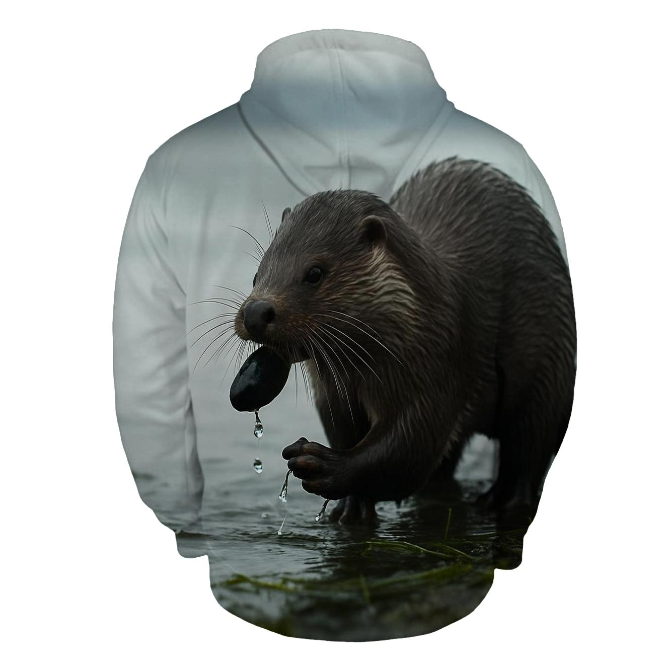 Estuary Stealth Eurasian Otter hoodie styles