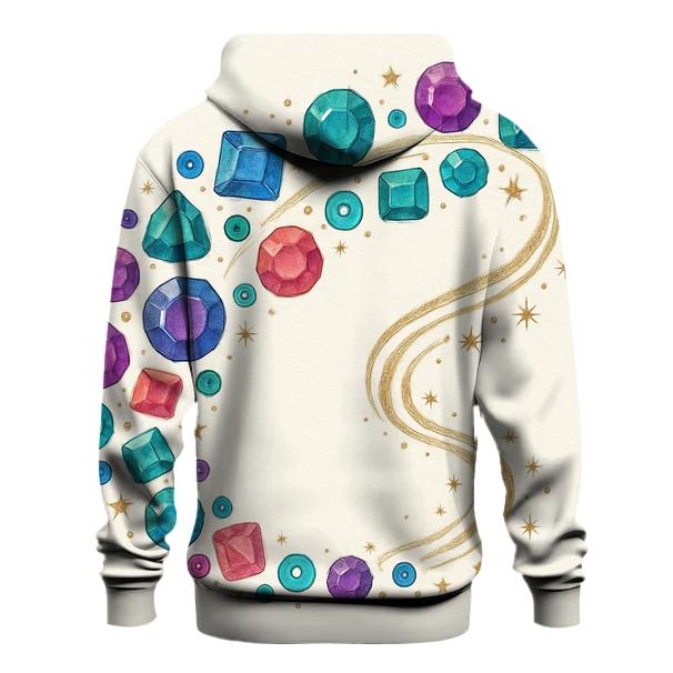 Gem Constellation Trail zip-up hoodies