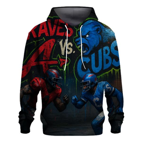 Urban Graffiti Faceoff custom hoodies
