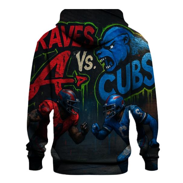 Urban Graffiti Faceoff custom hoodies