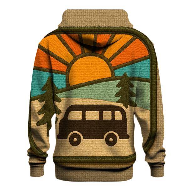 Sunburst Camper Patch custom hoodies