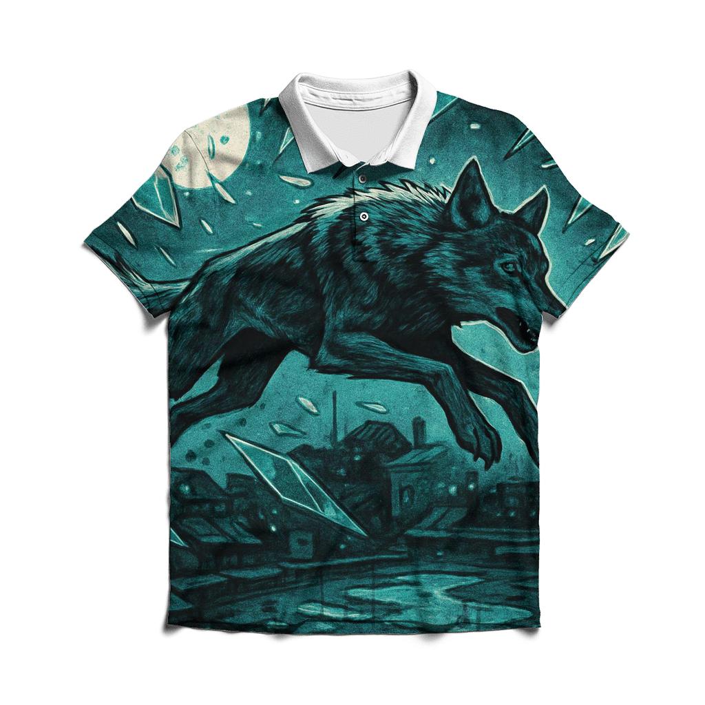 Glassfracture Night Stalker premium cotton polo shirts