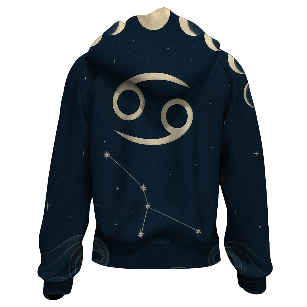 Lunar Cancer Moon Phase Cycle hoodie designs