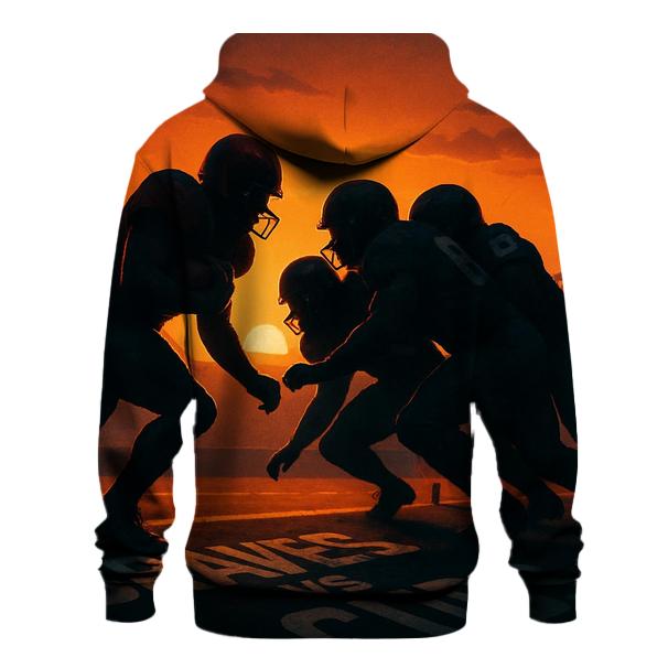 Sunset Goal Line Standoff embroidered hoodies