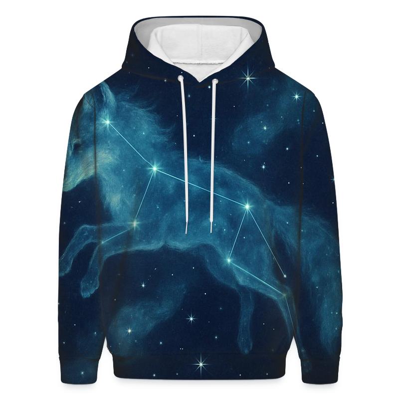 Celestial Fox Constellation heavyweight hoodies