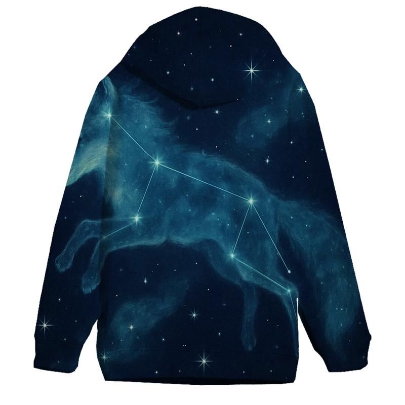 Celestial Fox Constellation heavyweight hoodies