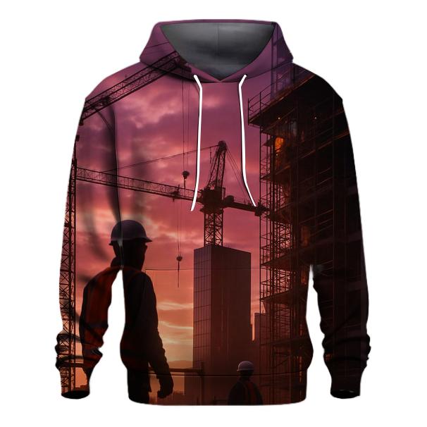 Sunset Construction Symphony In Hudson Yards custom hoodies