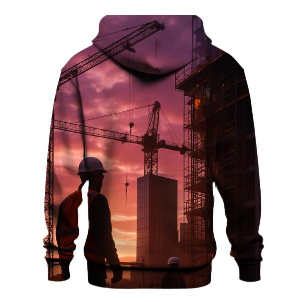 Sunset Construction Symphony In Hudson Yards custom hoodies