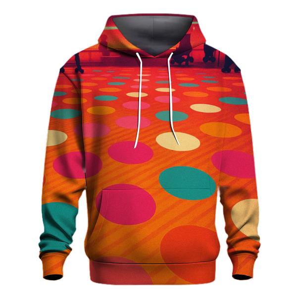 Orange Roller Rink heavyweight hoodies