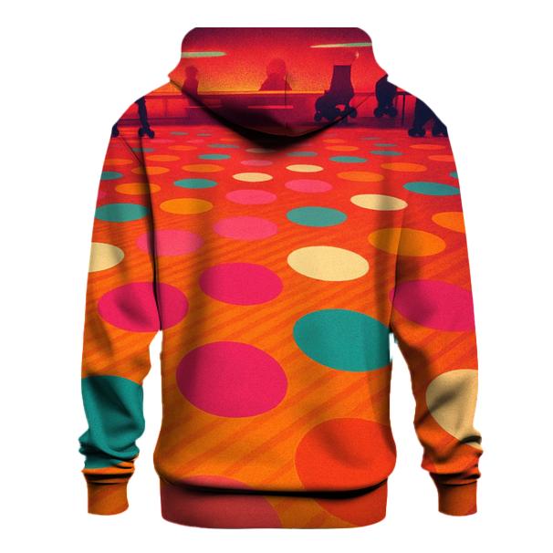Orange Roller Rink heavyweight hoodies