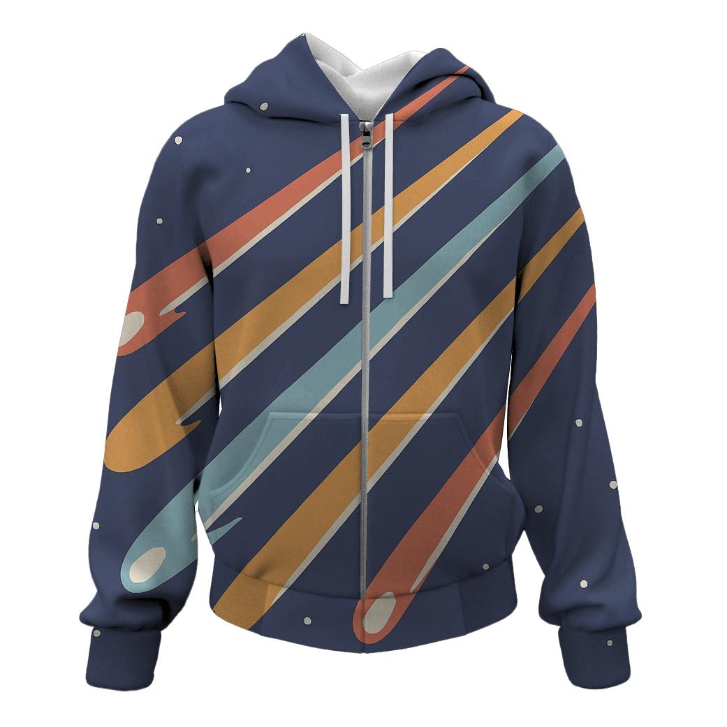 Comet Fan Overprint custom hoodies