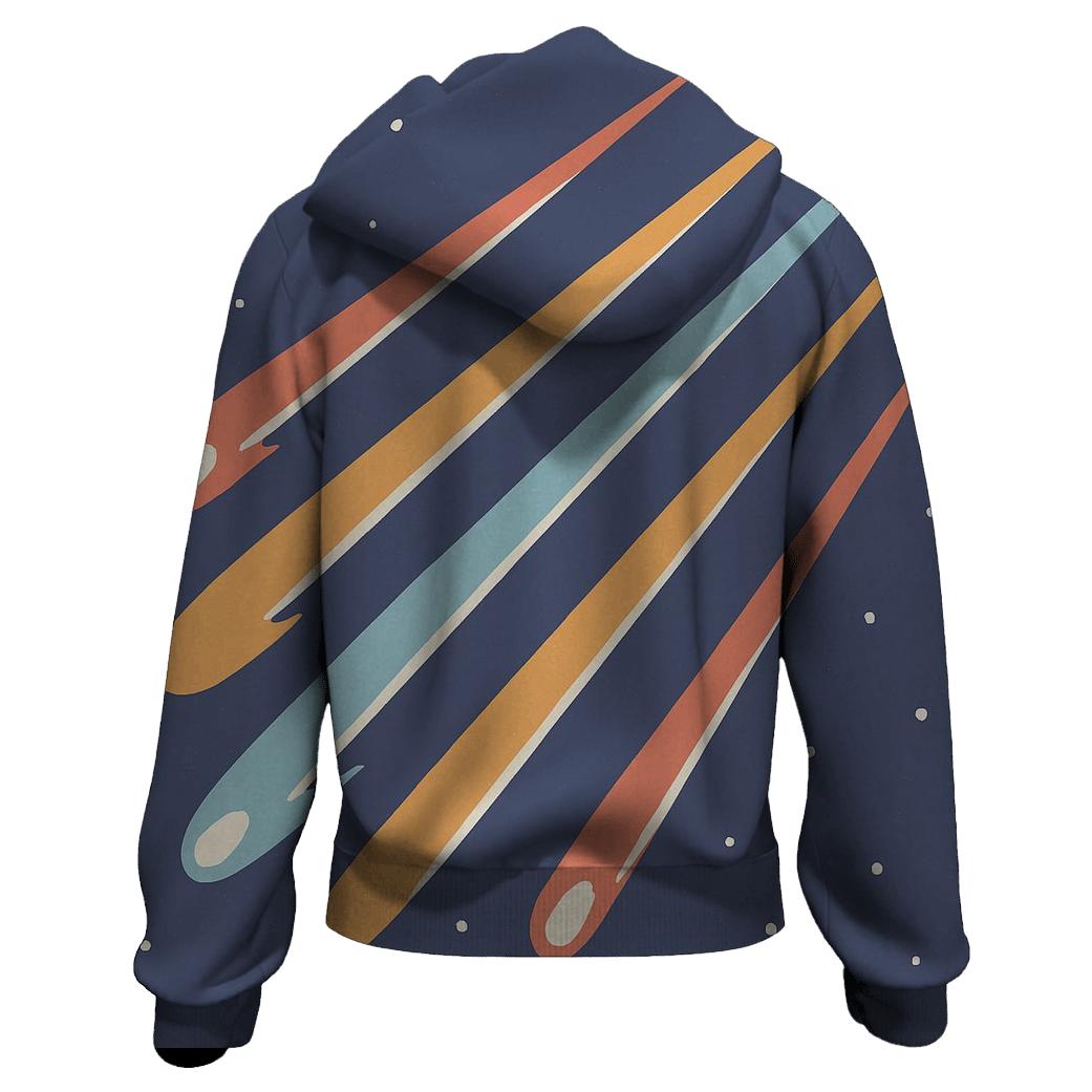 Comet Fan Overprint custom hoodies