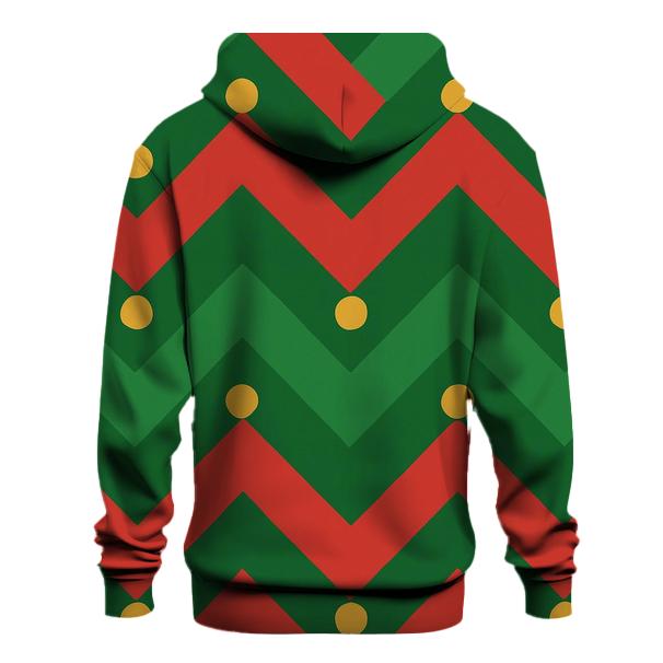 Holly Chevron printed hoodies