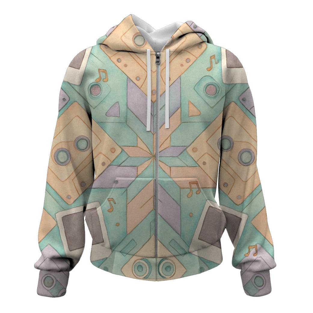 Cassette Kaleidoscope designer hoodies