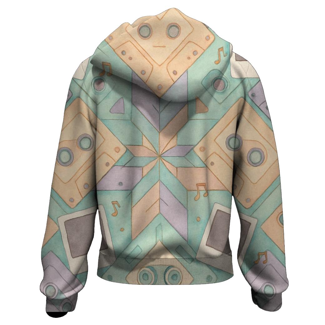Cassette Kaleidoscope designer hoodies