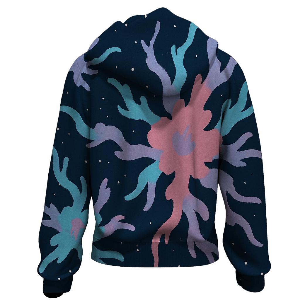 Nebula Filament Bouquet heavyweight hoodies