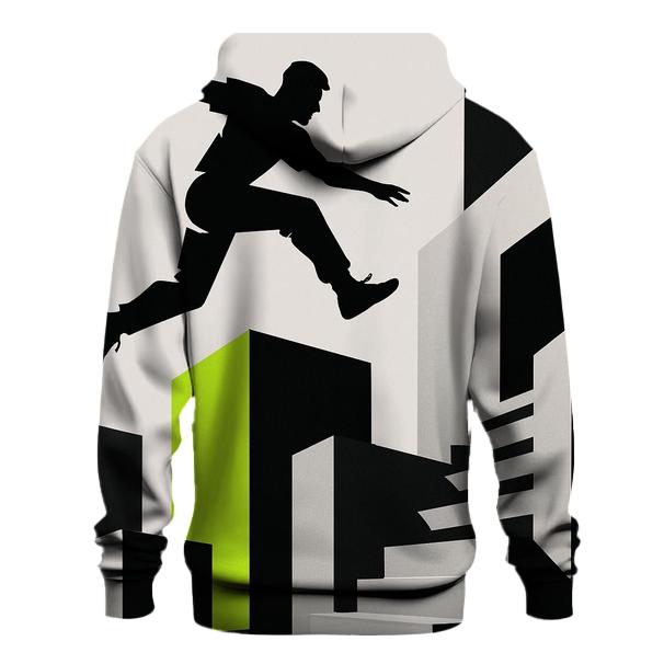 Parkour Urban Geometry graphic hoodies