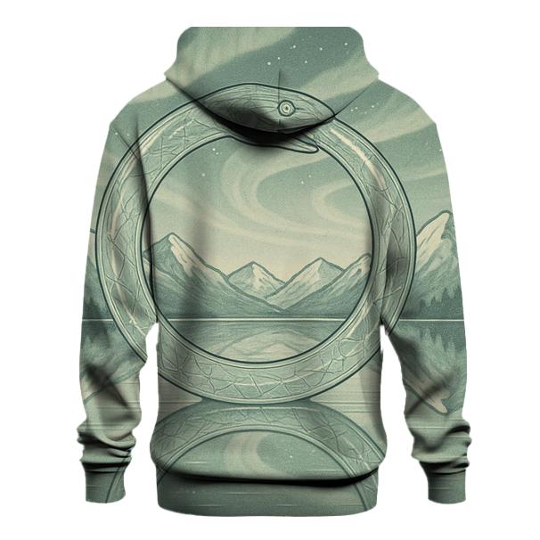 Mirror Lake Ouroboros Reflection hoodies fashion