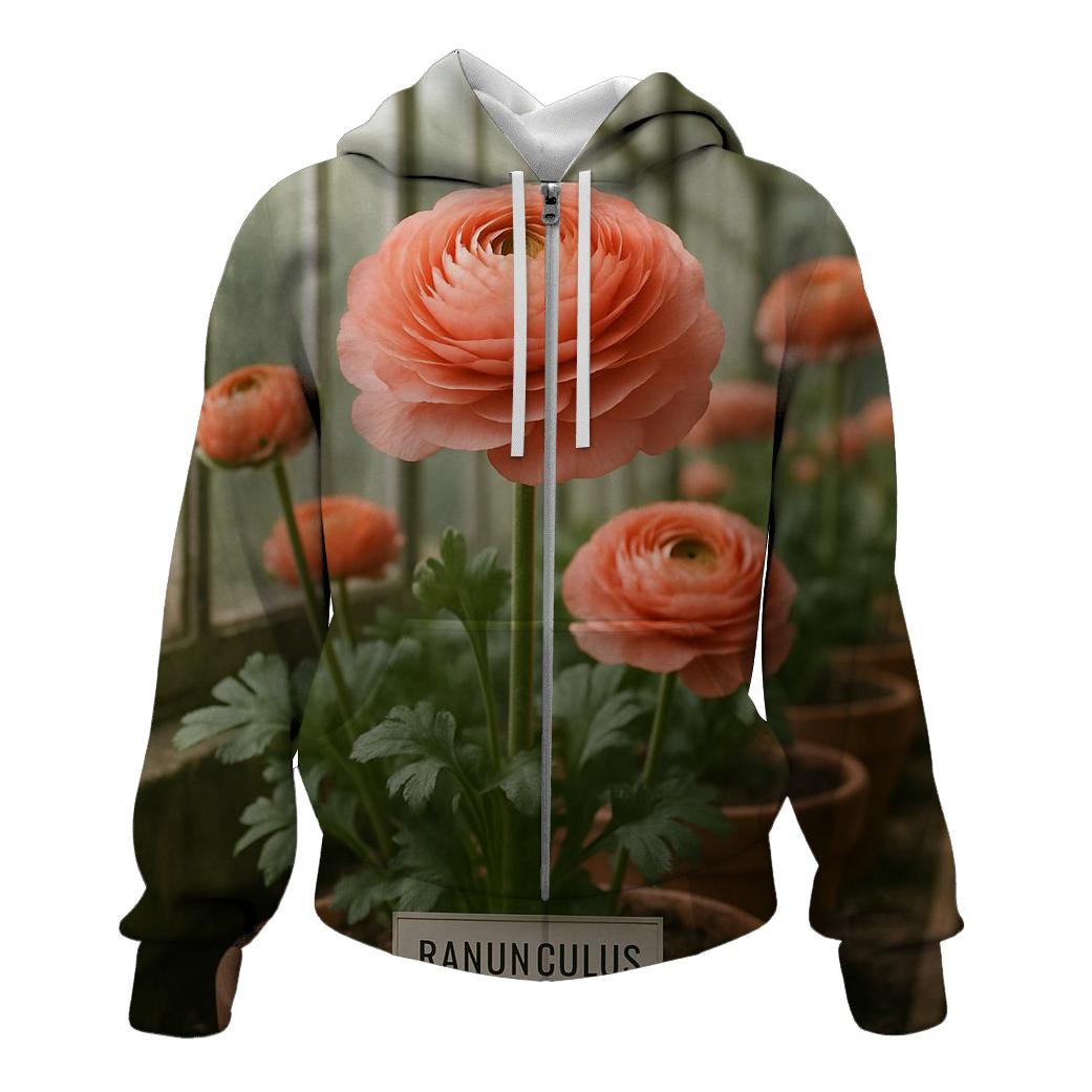 Greenhouse Ranunculus Study hoodies fashion