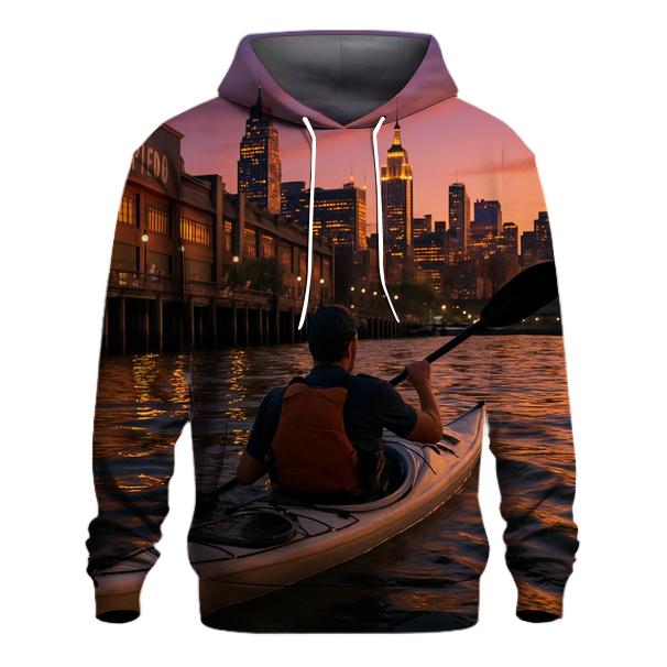 Sunset Kayak Paddle Along Chelsea Piers heavyweight hoodies