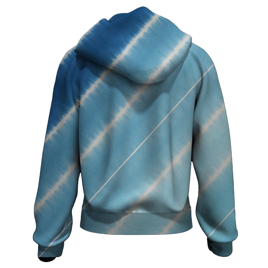 Indigo Arashi Diagonals lightweight hoodies