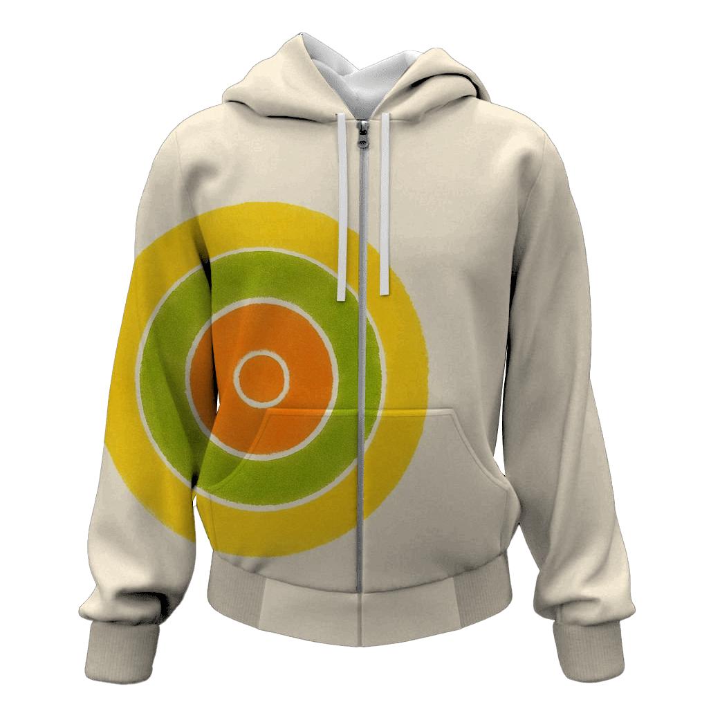 Off Center Citrus Bullseye premium hoodies