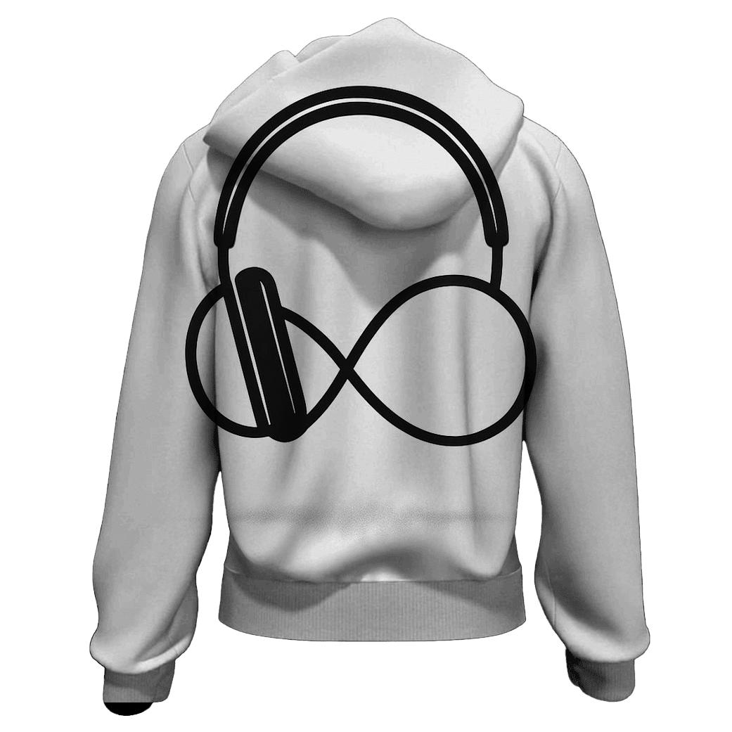 Headphone Loop Minimal lightweight hoodies