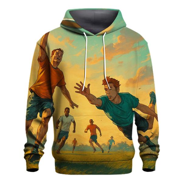 Ultimate Frisbee Sunset Game hoodies fashion