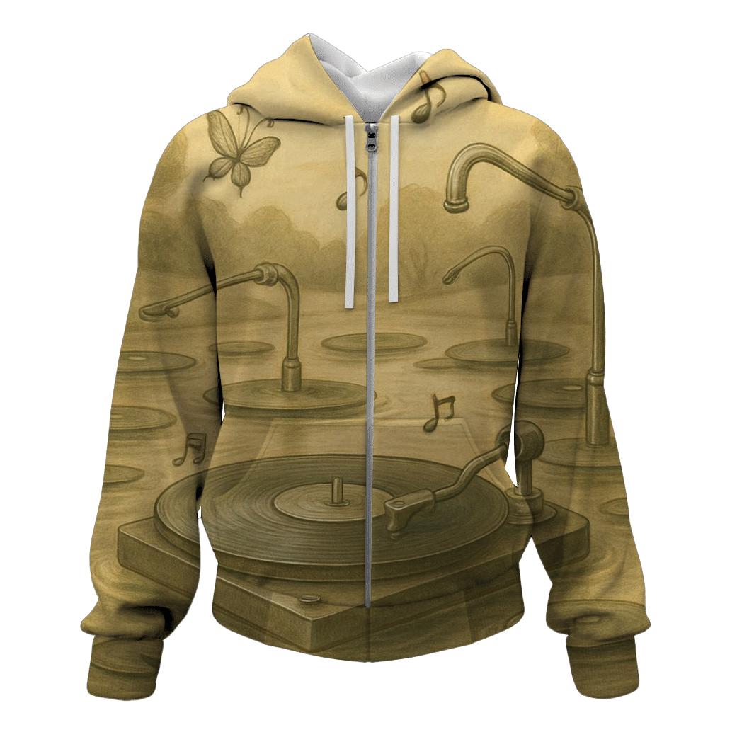 Turntable Garden designer hoodies