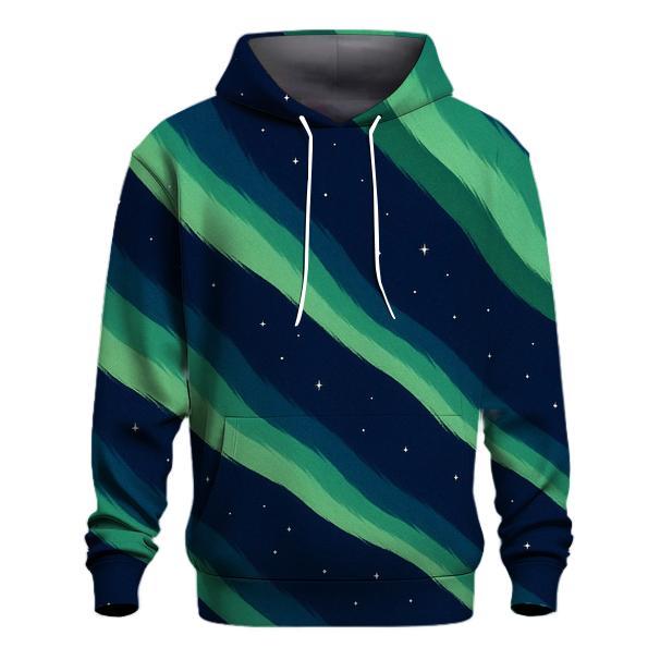 Aurora Curtain Drift zip-up hoodies